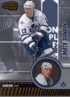 2003-04 Pacific Invincible #92 Mats Sundin