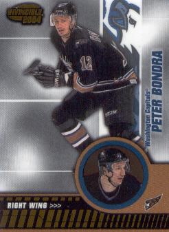 2003-04 Pacific Invincible #98 Peter Bondra