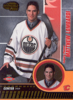 2003-04 Pacific Invincible #104 Matthew Lombardi RC