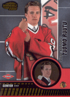 2003-04 Pacific Invincible #106 Tuomo Ruutu RC