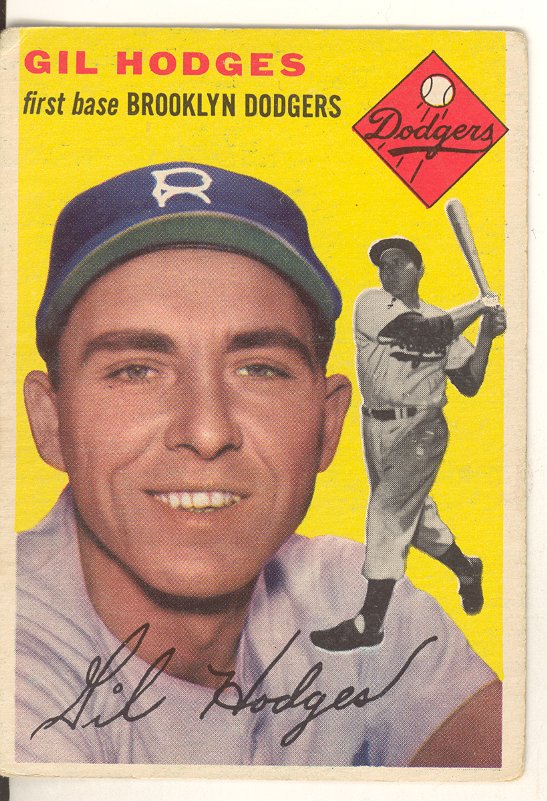 1954 Topps #102 Gil Hodges