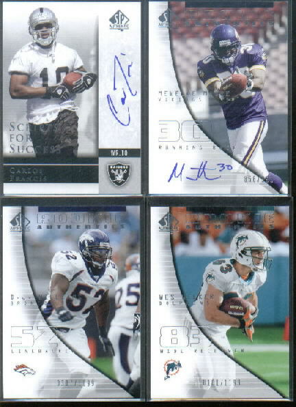 2004 SP Authentic #94 D.J. Williams RC