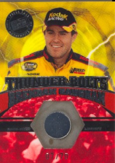 2004 Press Pass Optima Thunder Bolts Drivers #TBD10 Brendan Gaughan