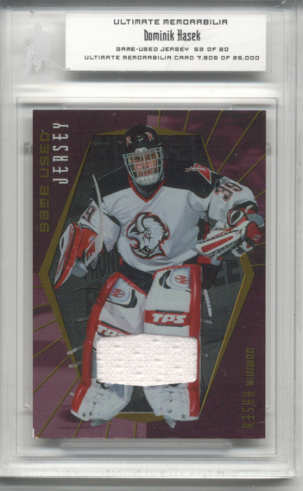 2000-01 BAP Ultimate Memorabilia Game-Used Jerseys #GJ5 Dominik Hasek