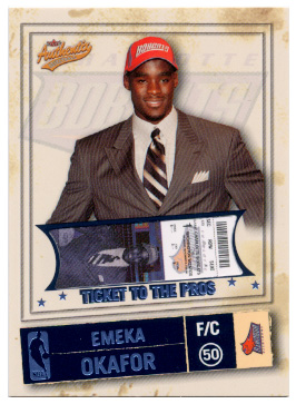 2004-05 Fleer Authentix Parallel 75 #128 Emeka Okafor