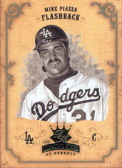 2004 Diamond Kings Sepia #157 Mike Piazza FB