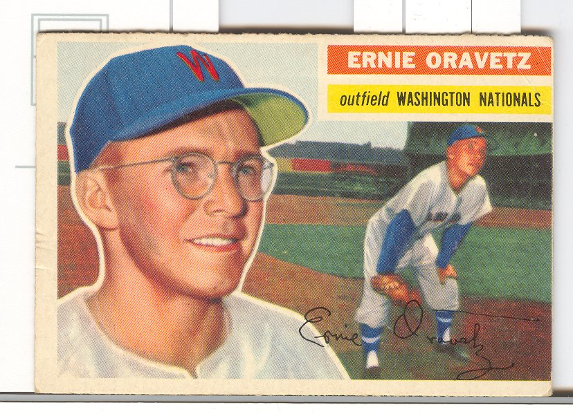 1956 Topps #51 Ernie Oravetz RC