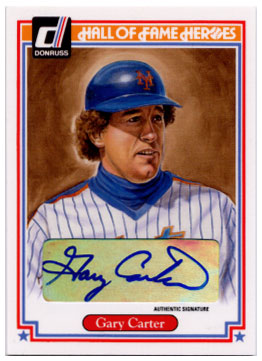 2004 Diamond Kings HOF Heroes Signatures #33 Gary Carter #66/5