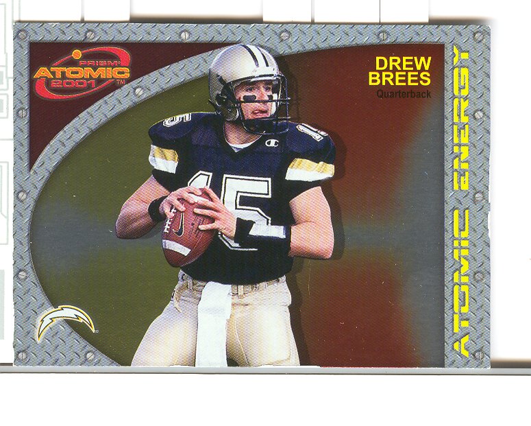 2001 Pacific Prism Atomic Energy #16 Drew Brees
