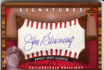 2004 Sweet Spot Classic Signatures Blue #32 Jim Bunning/65