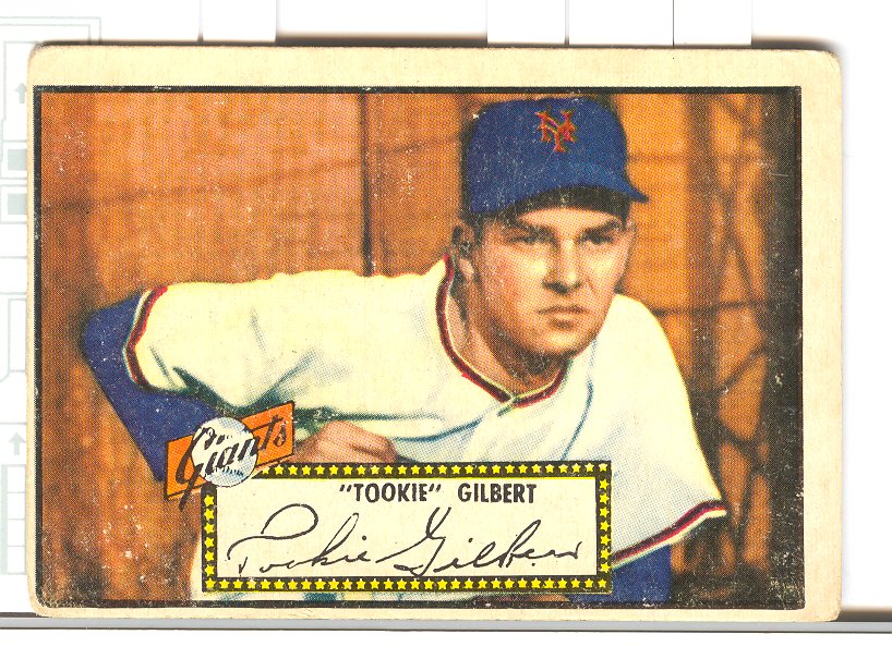1952 Topps #61 Tookie Gilbert