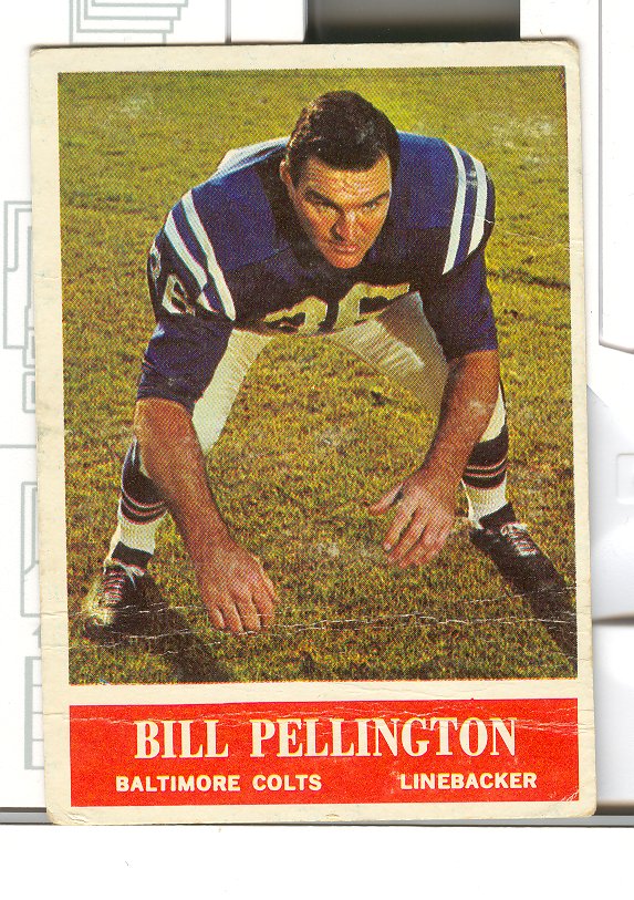 1964 Philadelphia #9 Bill Pellington