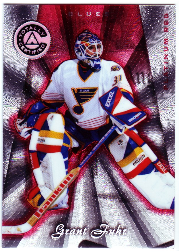 1997-98 Pinnacle Totally Certified Platinum Red #10 Grant Fuhr