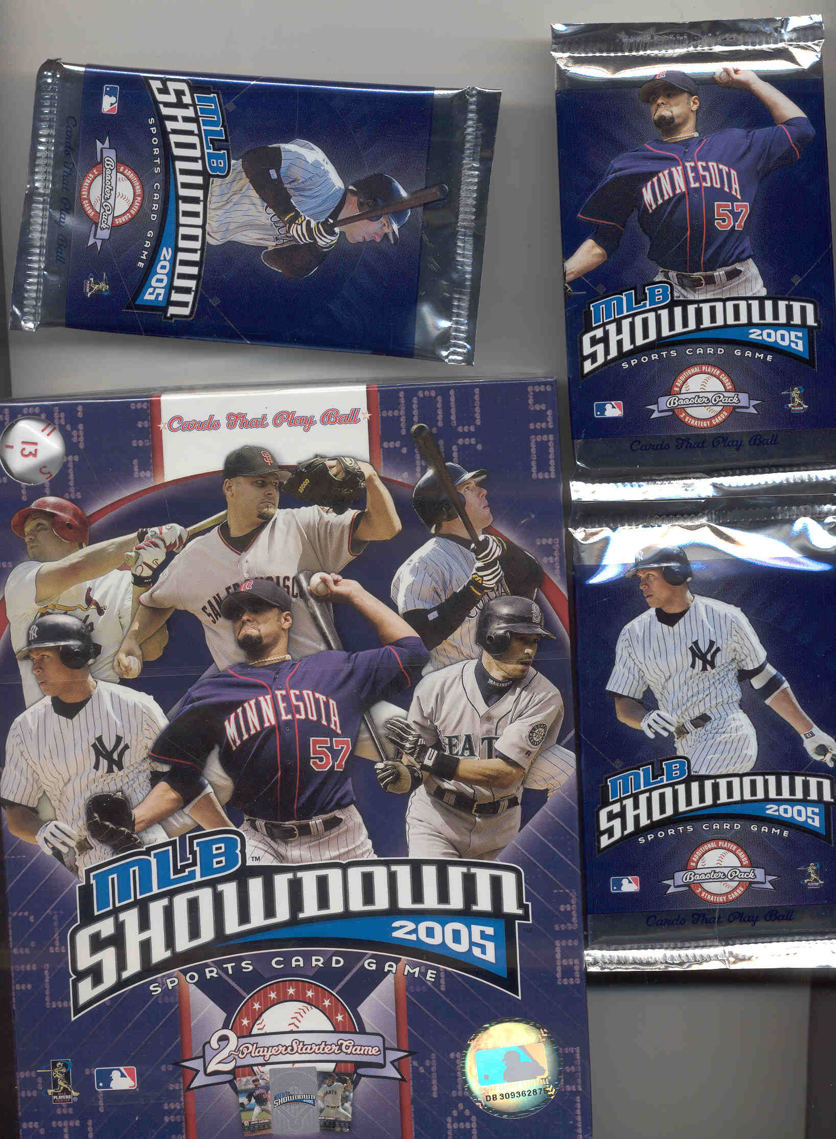 2005 MLB Showdown  2 Player Starter Game Arod Rolen Santana Helton Ichiro Schmidt