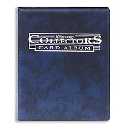 Ultra Pro 9-Pocket BLUE Collector's Series Card Album with Sheets (Comes with Ten 9-pocket pages)