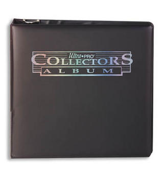 Ultra Pro Collector's 3-Ring Binder Album - Black Print