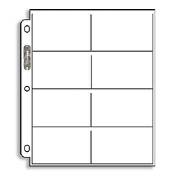 Ultra Pro Eight (8) Pocket Platinum Series Pages - 100 count box