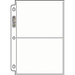 Ultra Pro Two (2) Pocket Platinum Series Pages - 100 count box (Ideal for Cards or Prints Sized 5