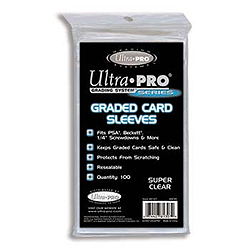 Ultra Pro Graded Card Sleeves - 100 count pack (Holds PSA, BGS, & more)
