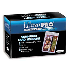 Ultra Pro Semi-Rigid Card Sleeves - 200 count box