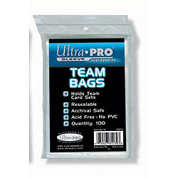 Ultra Pro Team Bags - 100 count pack