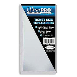 Ultra Pro Top Loader (Ticket Size) - pack of 25