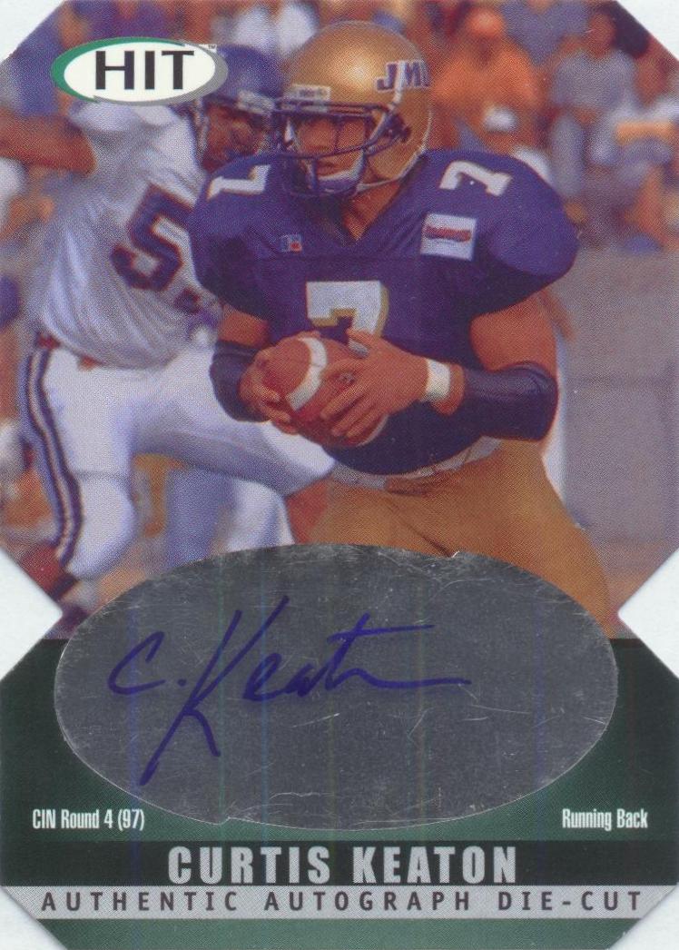 2000 SAGE HIT Autographs Emerald Die Cuts #27 Curtis Keaton