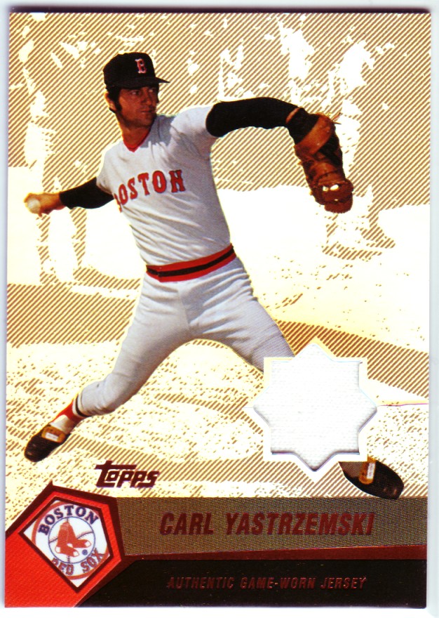 2004 Topps Clubhouse Copper Relics #CY Carl Yastrzemski Jsy