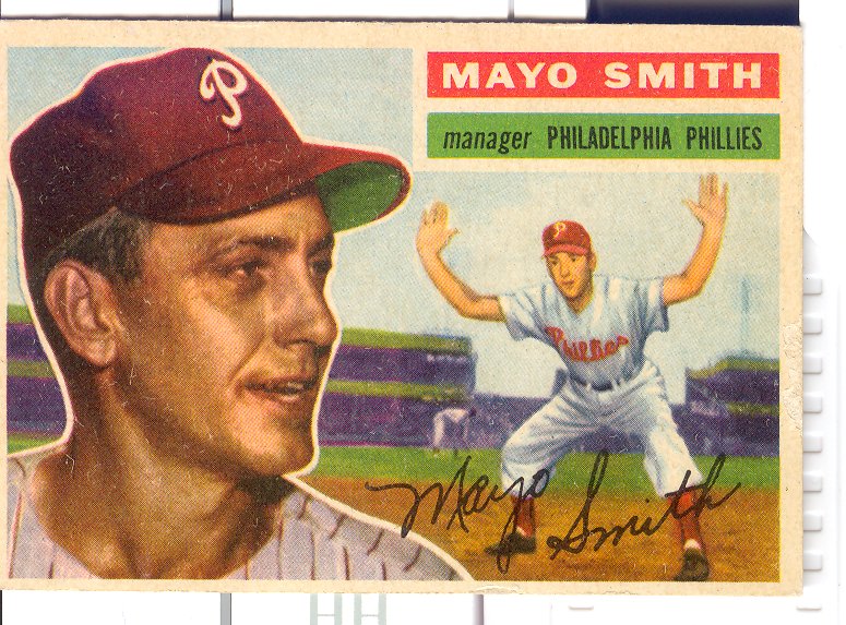 1956 Topps #60 Mayo Smith MG DP