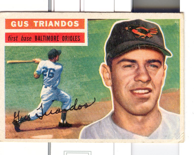 1956 Topps #80 Gus Triandos DP