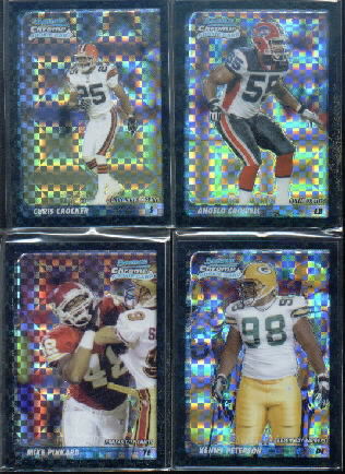 2003 Bowman Chrome Xfractors #156 Angelo Crowell