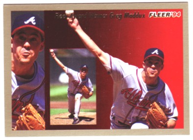 1994 Fleer Award Winners #4 Greg Maddux