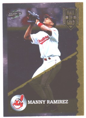 1995 Score Hall of Gold #HG38 Manny Ramirez