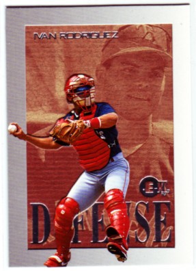 1996 Emotion-XL D-Fense #9 Ivan Rodriguez