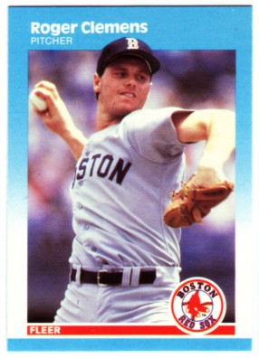 1987 Fleer Glossy #32 Roger Clemens