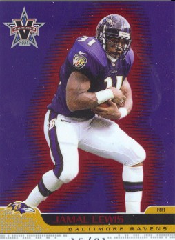 2001 Vanguard Red #7 Jamal Lewis/31