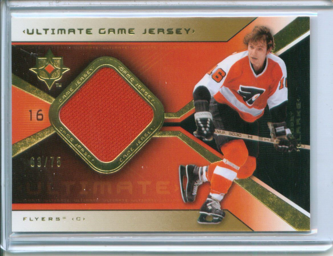 2005 Ultimate Collection Ultimate Game Jersey Gold #BC Bobby Clarke 63/75