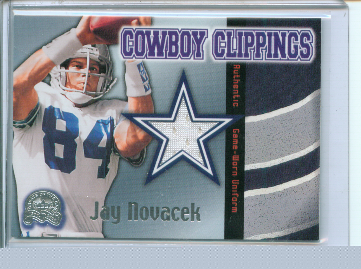 2000 Greats of the Game Cowboy Clippings #8CCL Jay Novacek