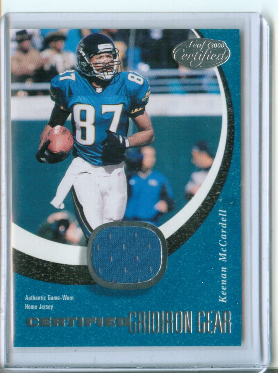 2000 Leaf Certified Gridiron Gear #JS82H Jimmy Smith Teal/300
