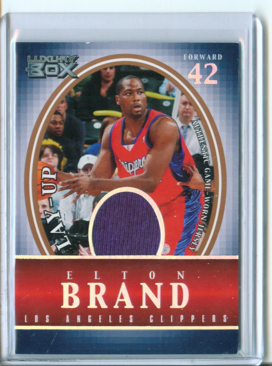 2004-05 Topps Luxury Box Lay-Up Relics #EB Elton Brand 23/75