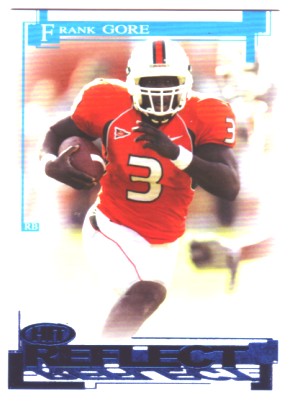 2005 SAGE HIT Reflect Blue #R3 Frank Gore