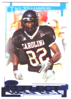 2005 SAGE HIT Reflect Blue #R27 Troy Williamson