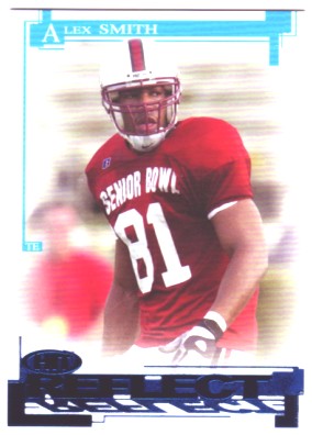 2005 SAGE HIT Reflect Blue #R31 Alex Smith TE