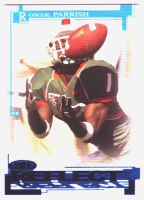 2005 SAGE HIT Reflect Blue #R41 Roscoe Parrish
