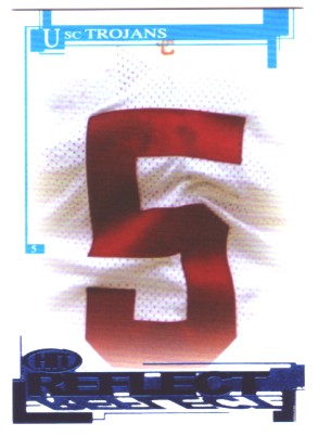 2005 SAGE HIT Reflect Blue #R54 USC RB #5 SP/(Reggie Bush)