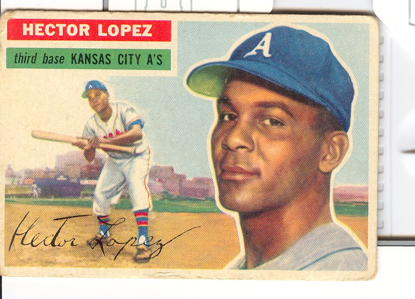 1956 Topps #16 Hector Lopez RC