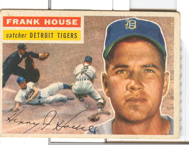 1956 Topps #32 Frank House