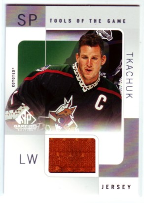 2000-01 SP Game Used Tools of the Game #KT Keith Tkachuk