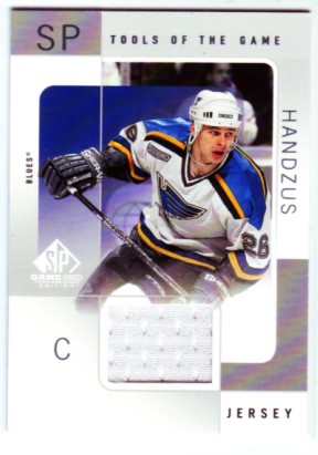 2000-01 SP Game Used Tools of the Game #MH Michal Handzus