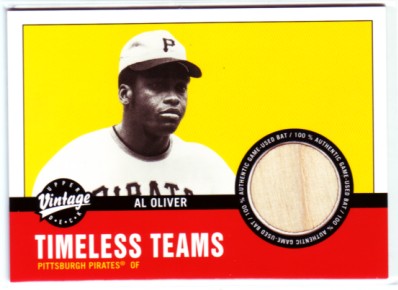 2001 Upper Deck Vintage Timeless Teams #PIAO Al Oliver Bat